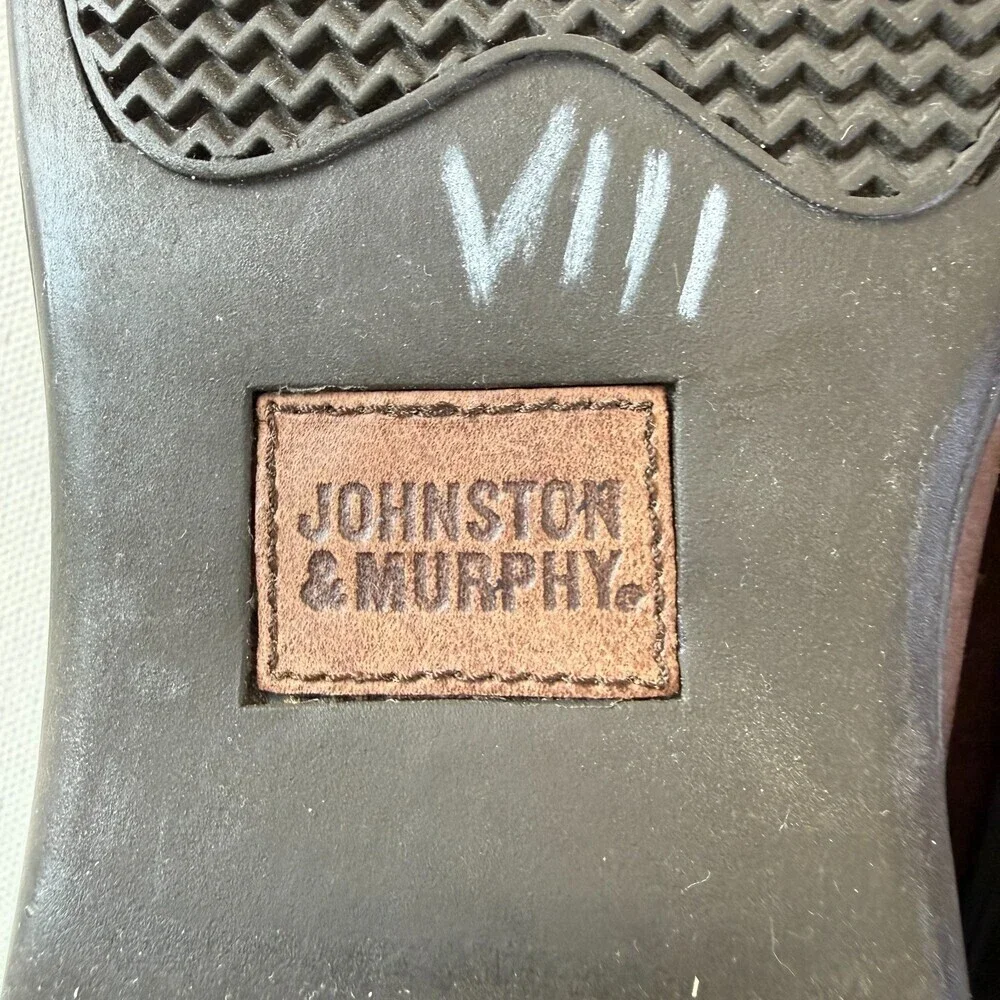 Johnston & Murphy Woven Leather Loafers, Men's Sz 11.5 Brown J&M Flex Sole NWOT